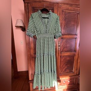 Green floral maxi from Max Studio